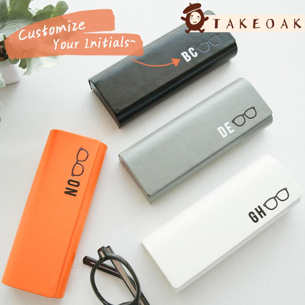Monogram Custom Case - Персонализированный футляр для очков с инициалами,