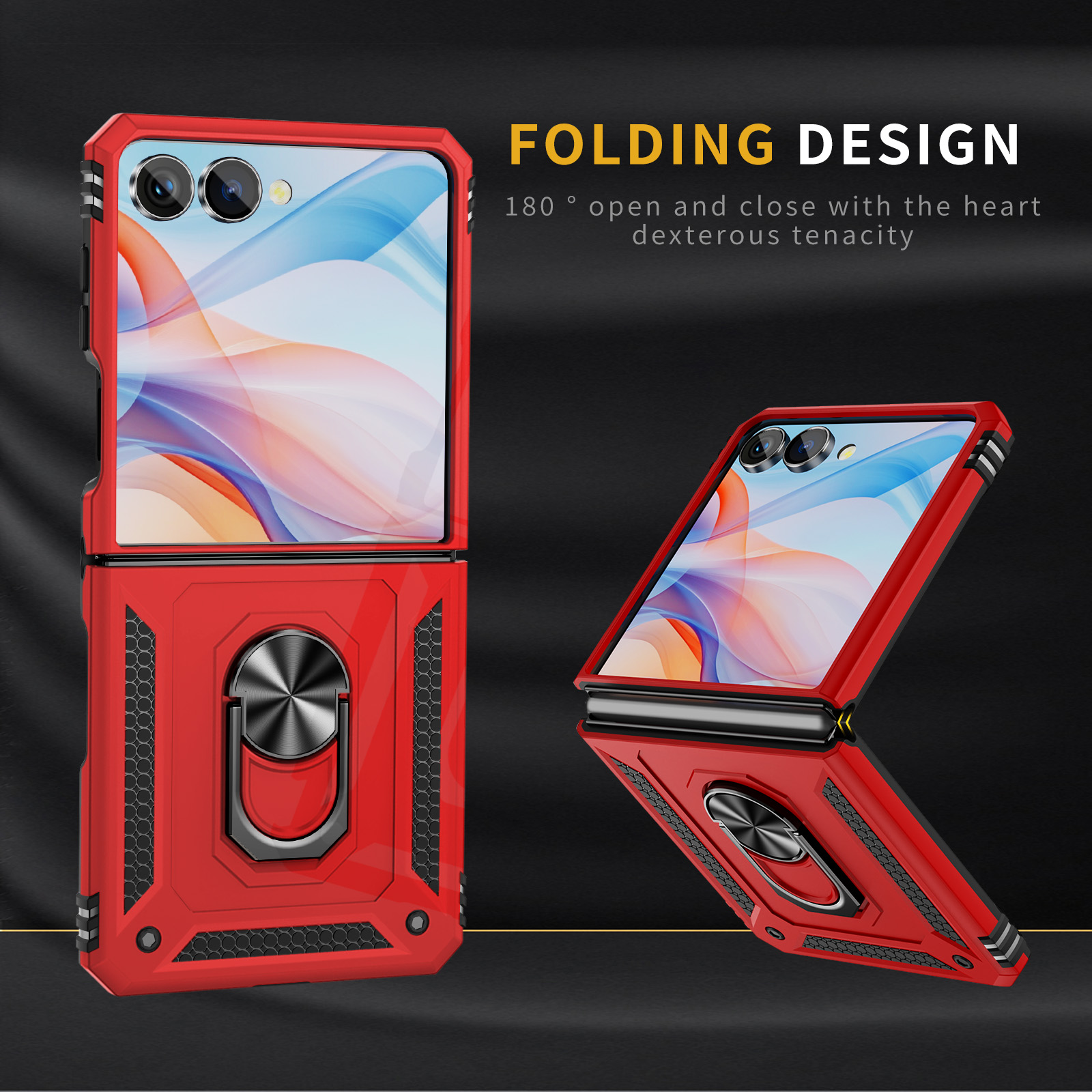 Ring Stand Case - Противоударный чехол для телефона в стиле
