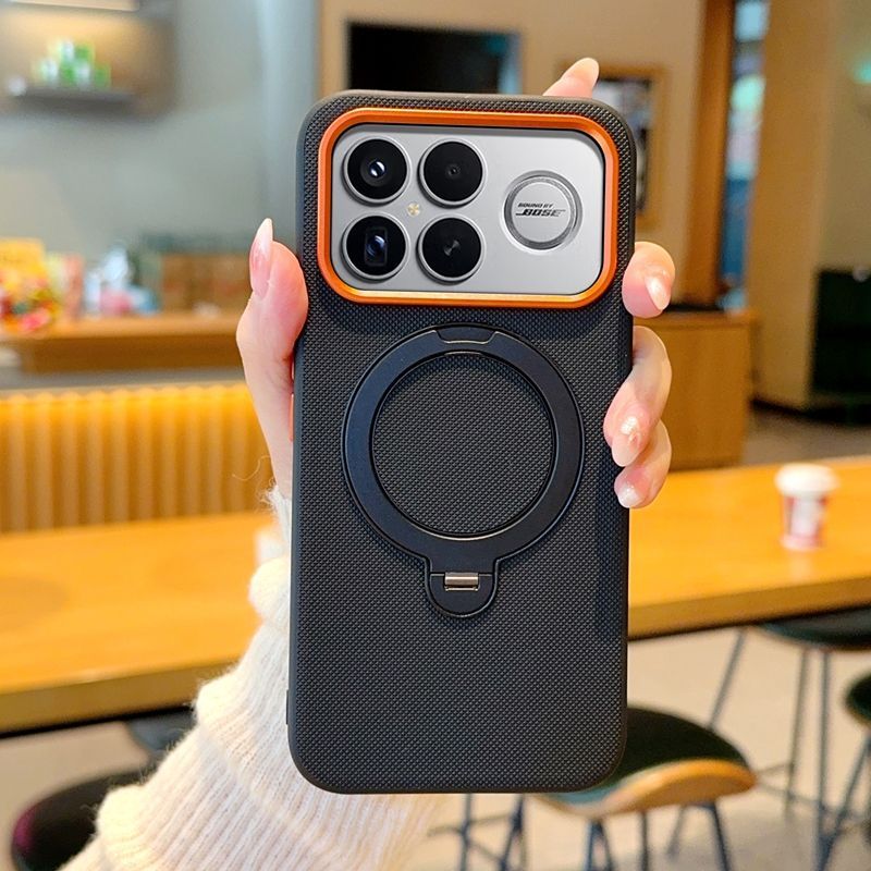 Ring Stand Case - Премиальный металлический чехол-подставка с вращающимся механизмом