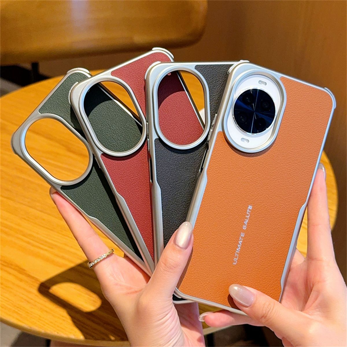 Ring Stand Case - Магнитный чехол с гальваническим покрытием для