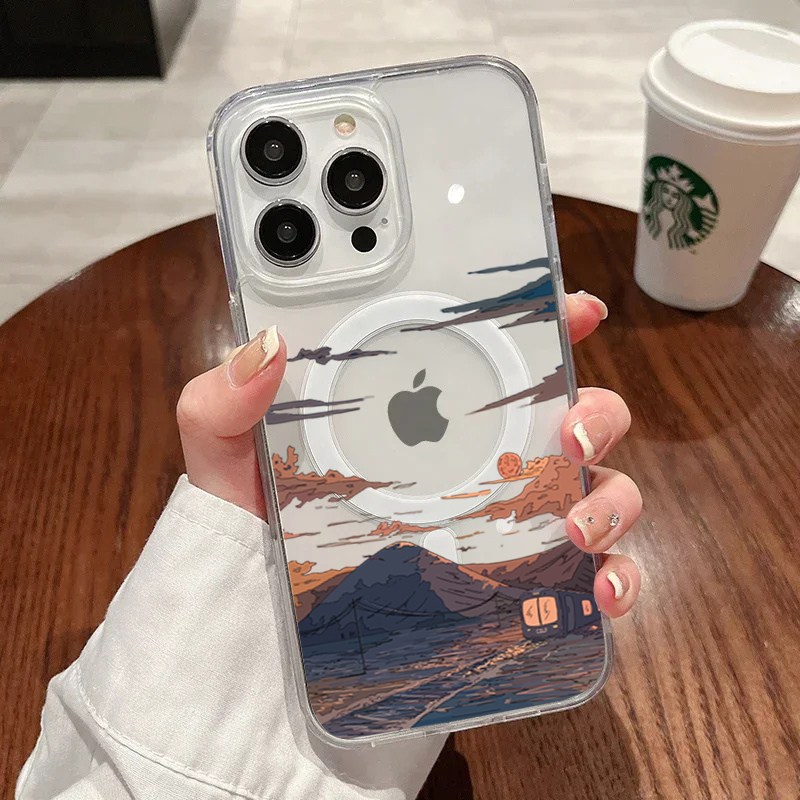 Phone Cases Magsafe - Модный чехол для телефона с рисунком