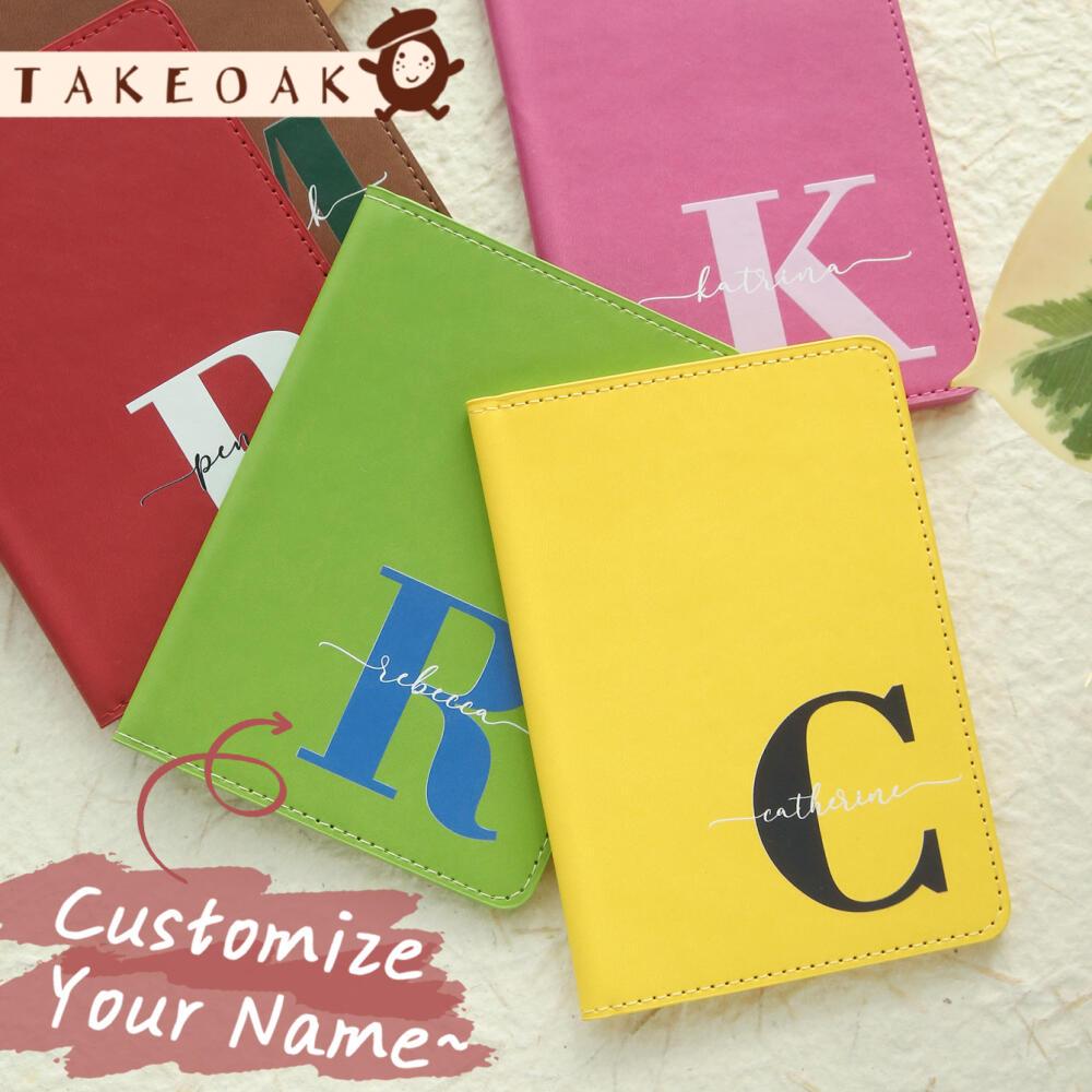 Monogram Custom Case - Персонализированная обложка для паспорта с именем