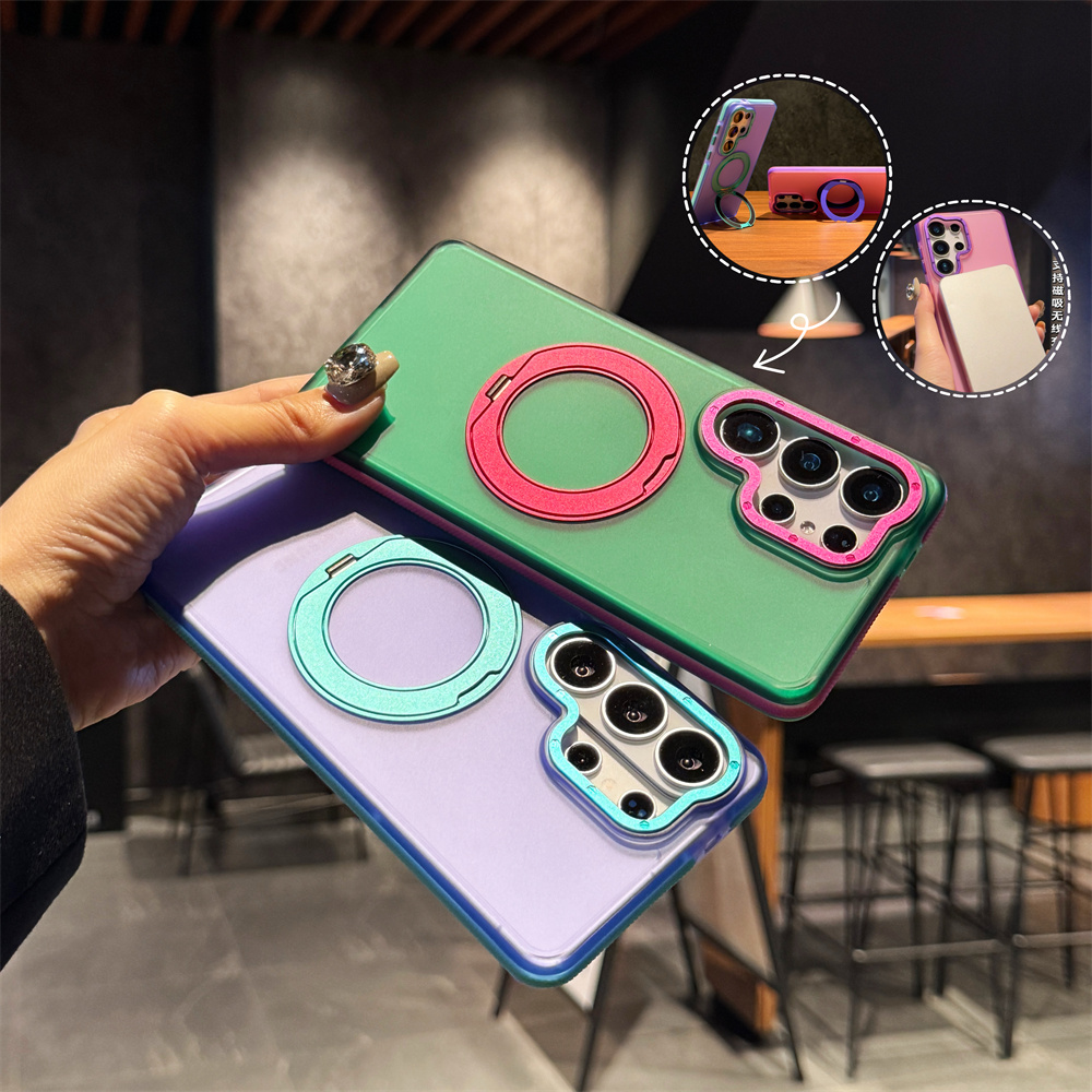 Ring Stand Case - Чехол для телефона с контрастными цветами,