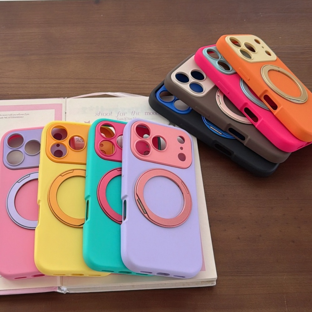 Phone Cases Magsafe - INS Magnetic 360 ° Вращающийся чехол-подставка