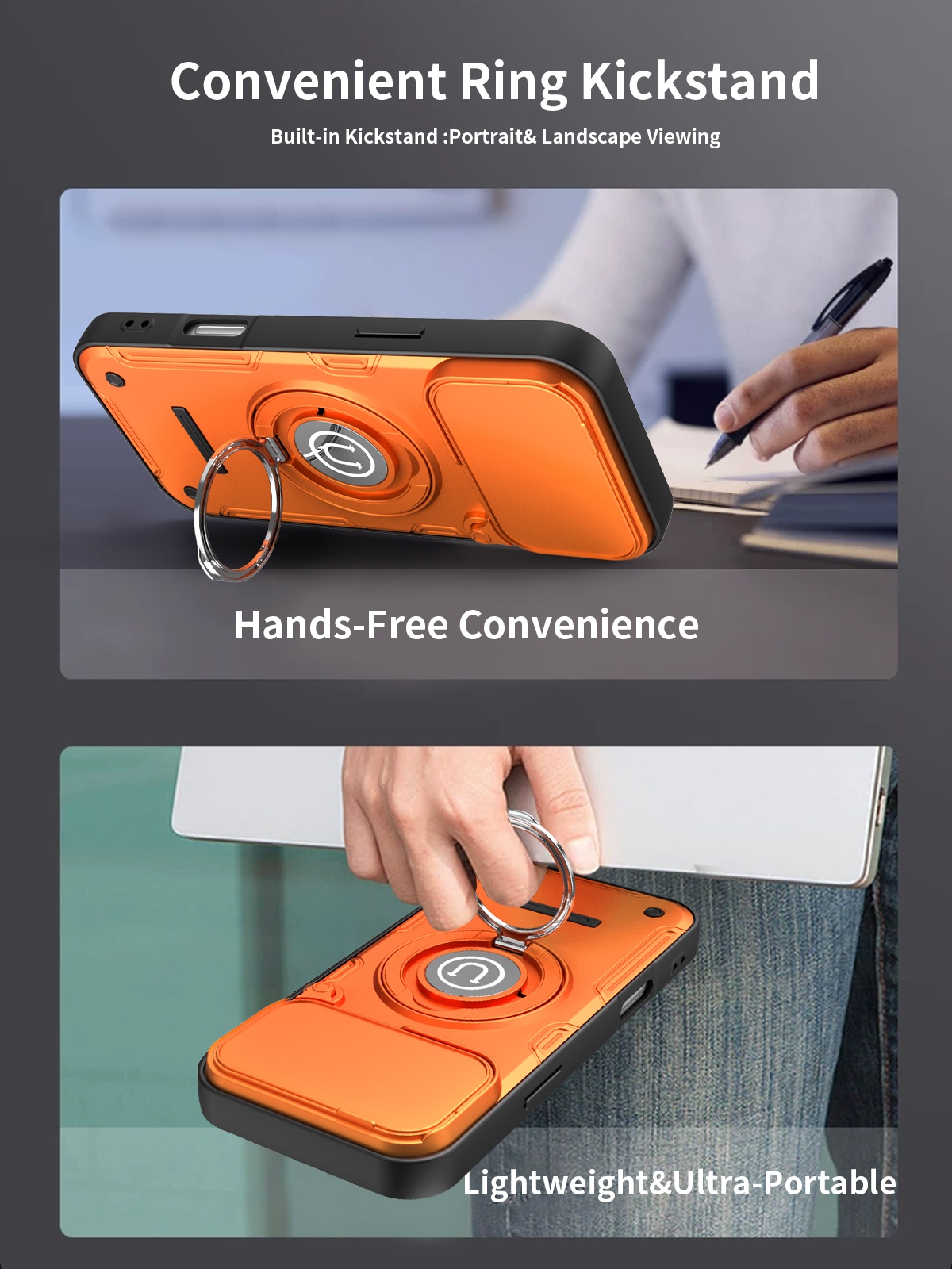 Противоударный чехол с защитой – обзор и цена Ring Stand Case