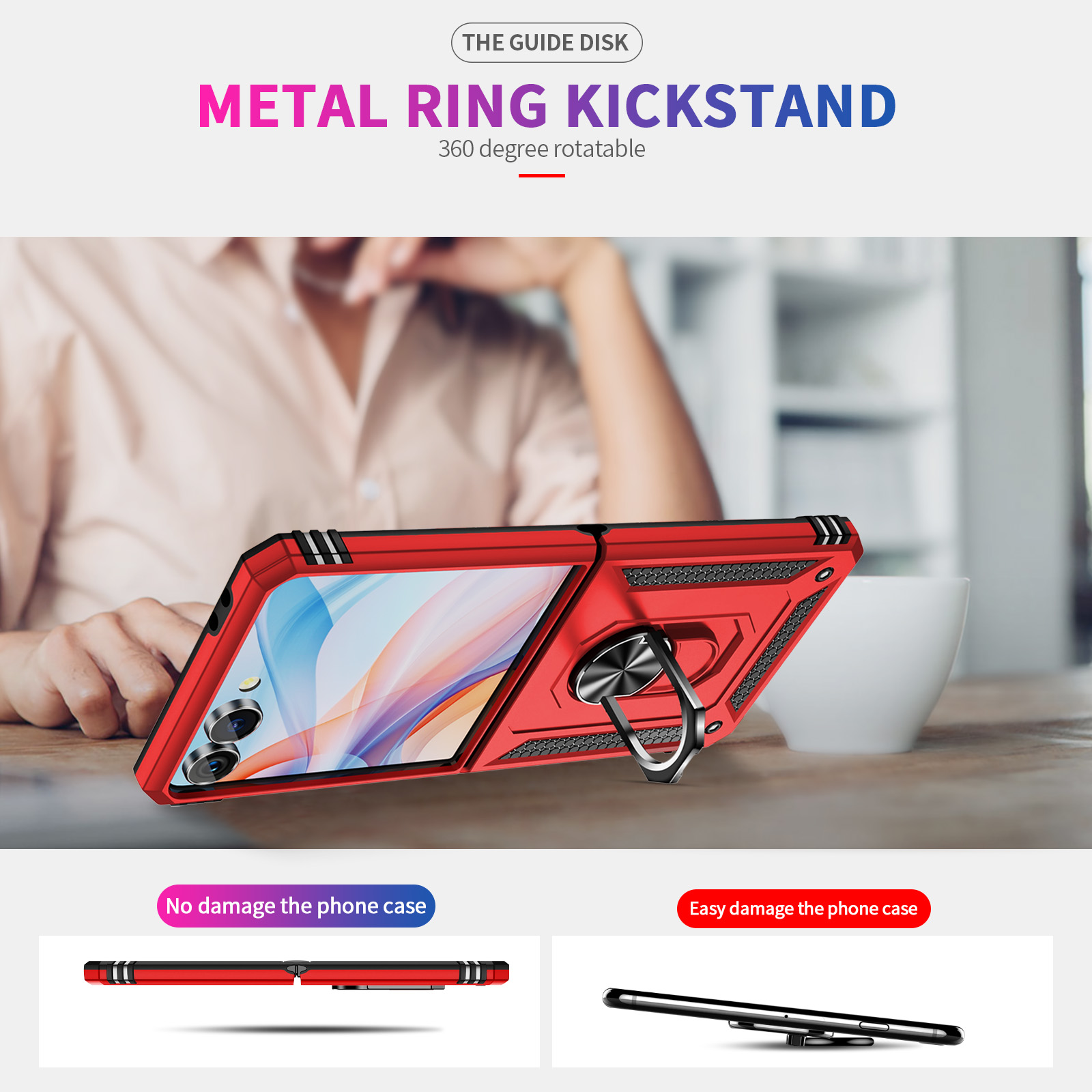 Противоударный чехол для телеф – обзор и цена Ring Stand Case