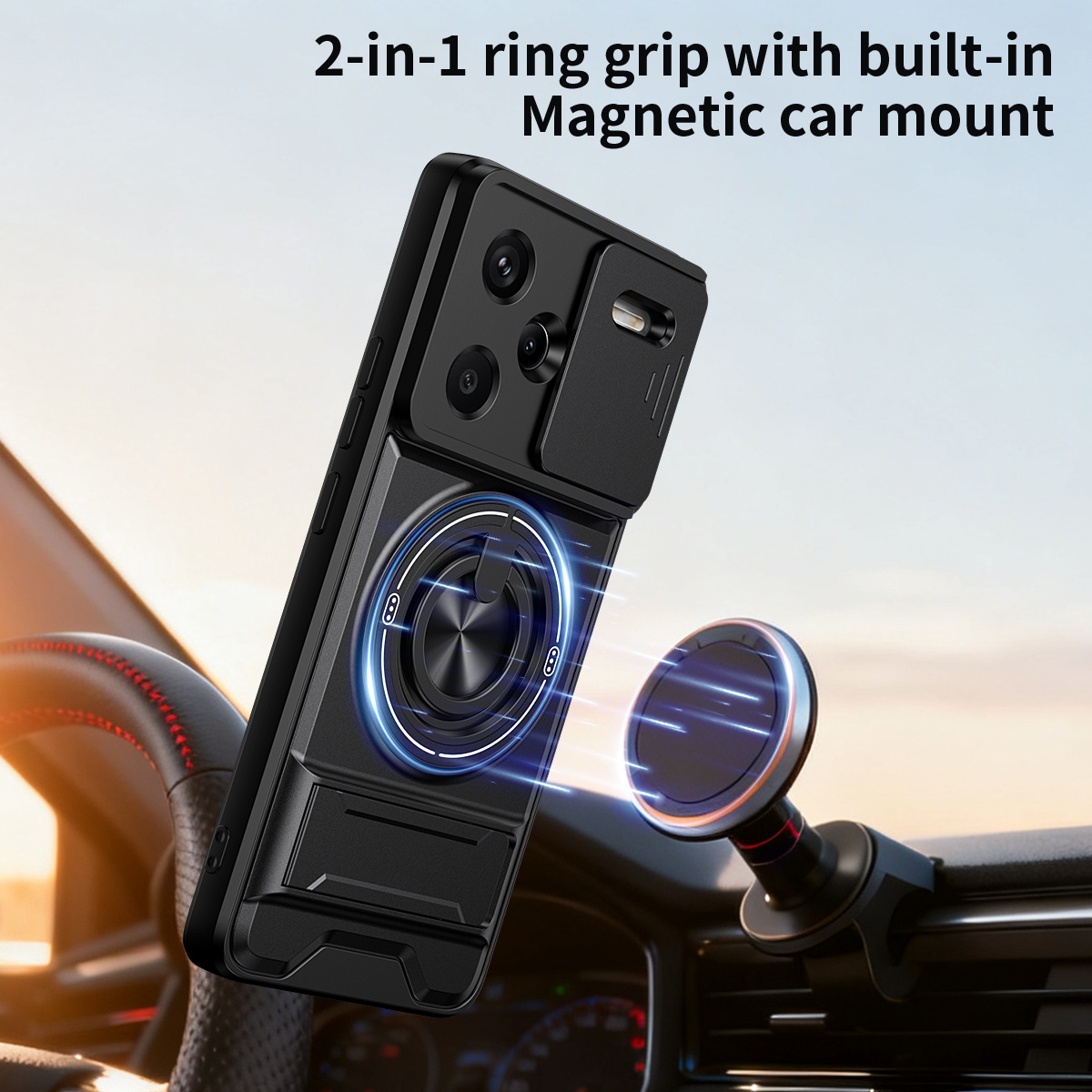 Чехол для телефона с объективо – обзор и цена Ring Stand Case